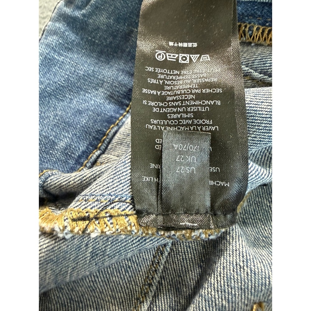 We The Free Free People High Rise Flare Jeans Light Wash Size 27 Bell Bottoms - Picture 7 of 8